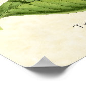 Tyrian Metal Schwanz Hummingbird Art Print Poster (Ecke)