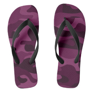 Tyrian Purple Monocolor-Tarnmuster Badesandalen