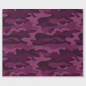 Tyrianische Lila Monocolor-Camouflage Geschenkpapier (Flach)