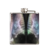 Tyrinan, der Gott des Krieges Flachmann (Rückseite)