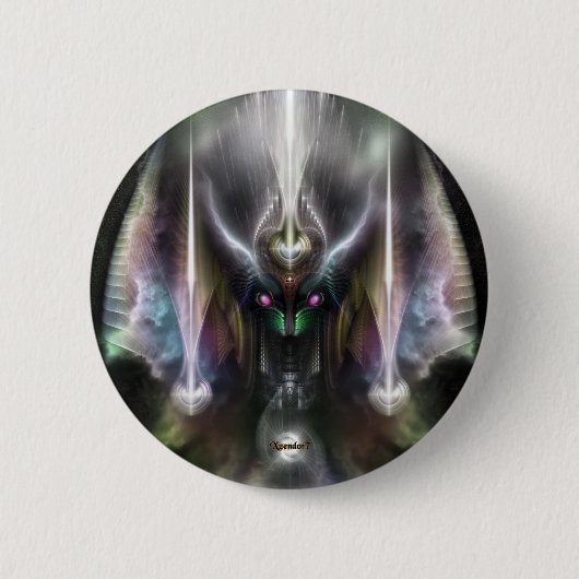 Tyrinan der Horikingott des Krieges Button (Vorderseite)