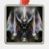 Tyrinan der Horikingott des Krieges Silbernes Ornament (Vorne)