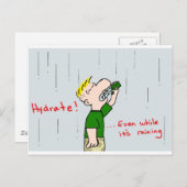 Tyrmay marine corhydrat während regnen postkarte (Vorne/Hinten)