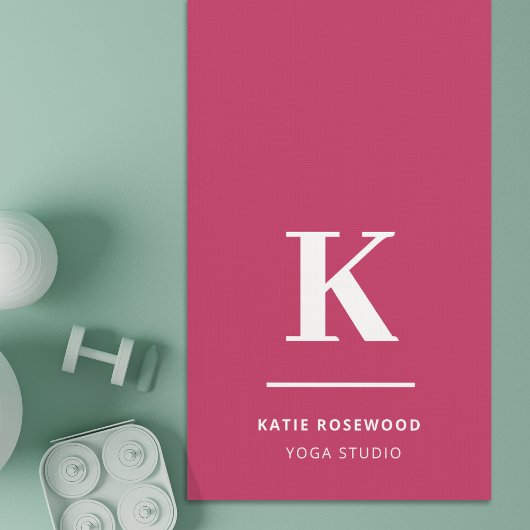 Tyrographische Monografie Yogamatte