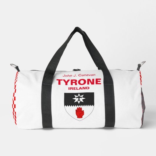 Tyrone Irland - Irisch Personalisiert Duffle Bag (Vorderseite)
