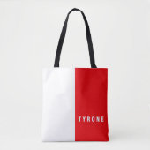 Tyrone-Landkreisflagge Nordirland Vereinigtes Tasche (Vorderseite)