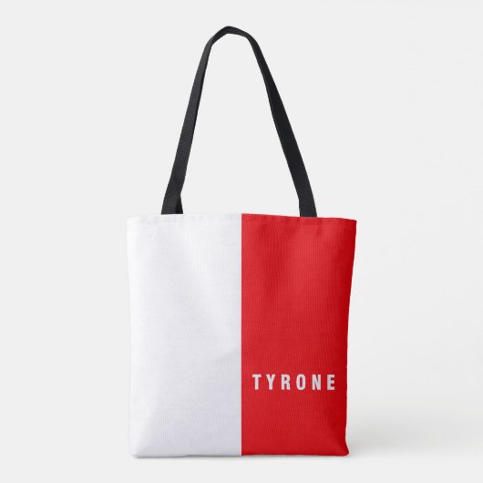 Tyrone-Landkreisflagge Nordirland Vereinigtes Tasche (Rückseite)
