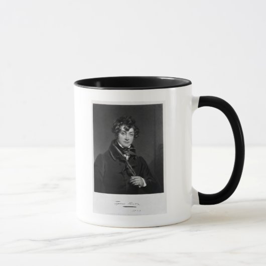 Tyrone-Power, graviert durch James-Sande, c.1833 Tasse (Rechts)