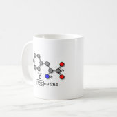 Tyrosin-Aminosäure-Tasse Kaffeetasse (Vorderseite Links)