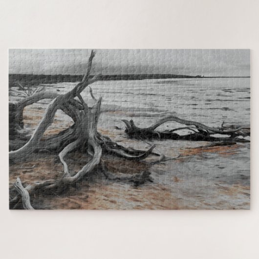 Tyrreller Naturschutzgebiete Puzzle (Horizontal)