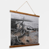 Tyrreller Naturschutzgebiete Wandteppich Mit Holzrahmen (Gewinkelt)