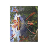 Tyrs Paladium Red Dragons Notepad Notizblock (Rotiert)