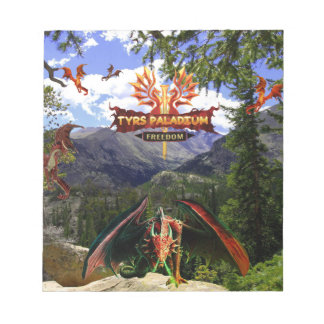 Tyrs Paladium Red Dragons Notepad Notizblock