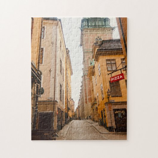 Tyska Brinken, Gamla Stan, Old Town, Stockholm Puzzle (Vertikal)