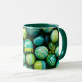 TYSON ~ Tasse personalisiert ~ Grüne Murmeltiere ~ (VorderseiteRechts)
