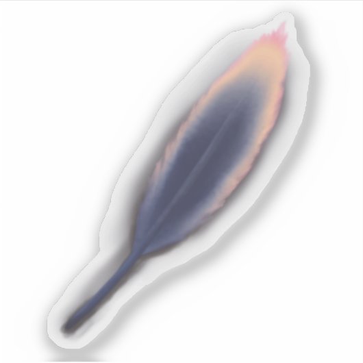 Tyto Feather Sticker (Vorderseite)