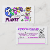 Tytys Planeten-Visitenkarte Visitenkarte (Vorne/Hinten)