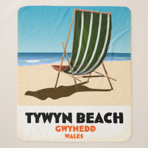 Tywyn beach Gwynedd Wales beach poster Sherpadecke