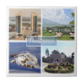 TZ016 TANZANIA, Mosaik, Afrika, Fliese (Vorderseite)