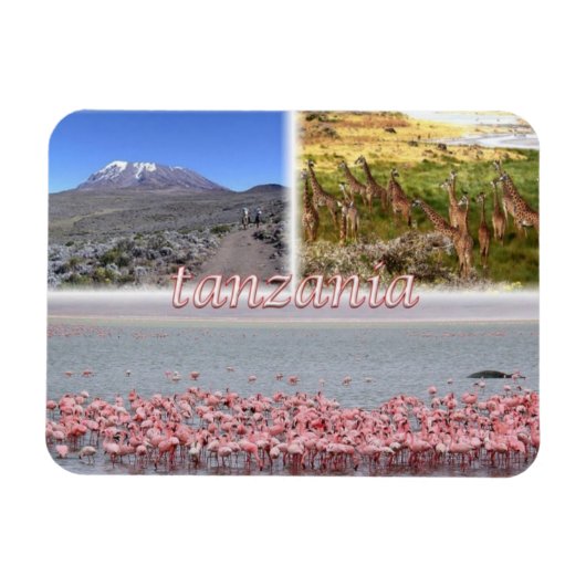 TZ Tansania - Magnet (Horizontal)