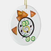 Tzatziki Griechisch Meze Dip Mittelmeer Food Griec Keramik Ornament (Rechts)