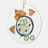 Tzatziki Griechisch Meze Dip Mittelmeer Food Griec Keramik Ornament (Links)