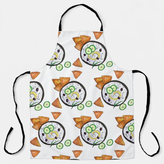 Tzatziki Griechisch Meze Dip Mittelmeer Food Griec Schürze (Vorderseite)