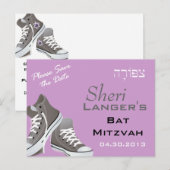 Tziporah Sneakers Postcard Ankündigungspostkarte (Vorne/Hinten)