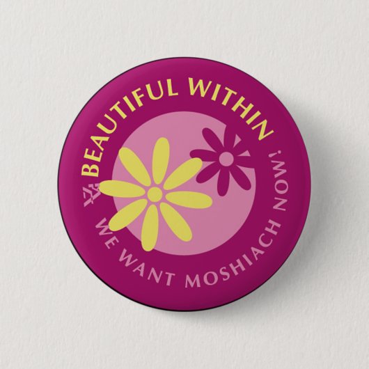 Tznius Button (Vorderseite)