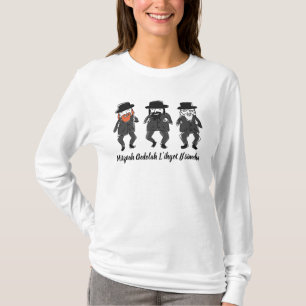 Tznius tanzender Rabbiner-T - Shirt Frauen lange S