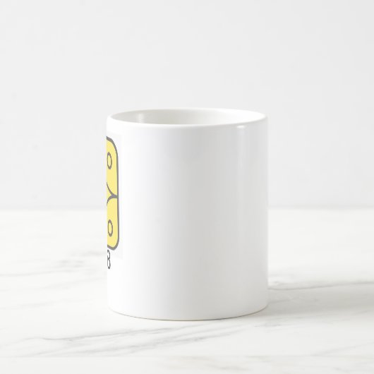 Tzolkin Estrela Amarela Kin 8 Kaffeetasse (Mittel)