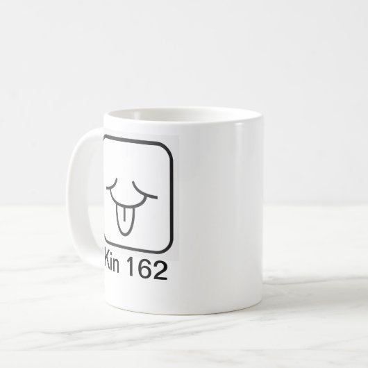 Tzolkin Vento Branco Kin 162 Kaffeetasse (Vorderseite Links)