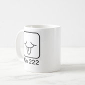 Tzolkin Vento Branco Kin 222 Kaffeetasse (Vorderseite Links)