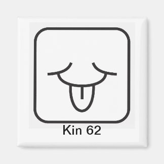 Tzolkin Vento Branco Kin 62 Magnet