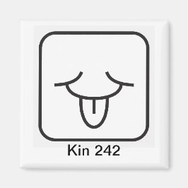 Tzolkin Vento Branco Kin Magnet