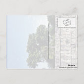 Tzompantli-Schädelmauer, Chichen Itza Postkarte (Rückseite)