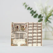 Tzompantli Skull Rack Aztec Temple Postkarte (Stehend Vorderseite)