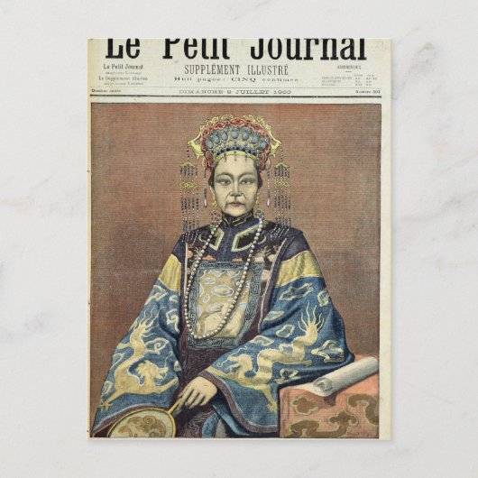 Tz'U-Hsi Empress Dowager von China Postkarte (Vorderseite)