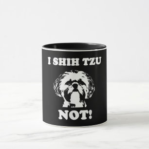 Tzu Lover I Shih Tzu Not Funny Hund Tasse
