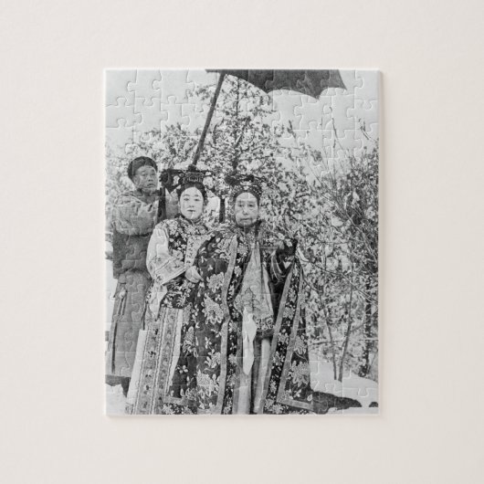 Tz'u sein (1835-1908) KaiserinDowager der China, Puzzle (Vertikal)