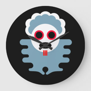 Tzurs-Ki Clupkitz Chronograph Große Wanduhr