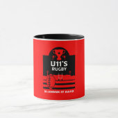 U11 Junior Rugby-Spieler Tasse (Zentrum)