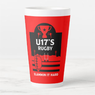 U17 Junior-Rugbyspieler Milchtasse