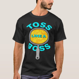 u201CI Toss wie ein Bossu201D Pancake Day Pancake T-Shirt