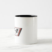 U2 Dragon Lady Spion Flugzeug Zweifarbige Tasse (Mittel)