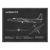 U-2 Dragon Lady - Flugzeugkonzepte PD Fotodruck (Vorne)