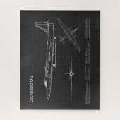 U-2 Dragon Lady - Flugzeugkonzepte PD Puzzle (Vertikal)