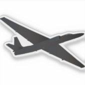 U-2 Dragon Lady Reconnaissance Aircraft Aufkleber (Vorderseite)