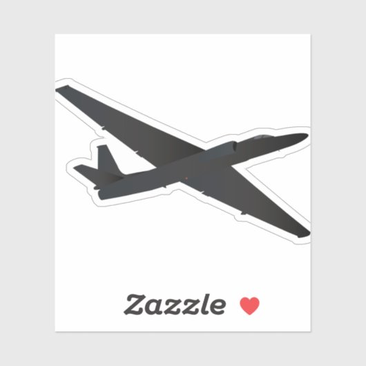 U-2 Dragon Lady Reconnaissance Aircraft Aufkleber (Blatt)