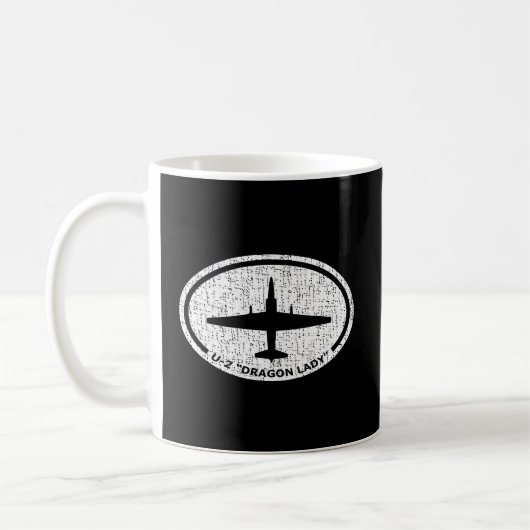U-2 Dragon Lady Spy Flugzeug Kaffeetasse (Links)